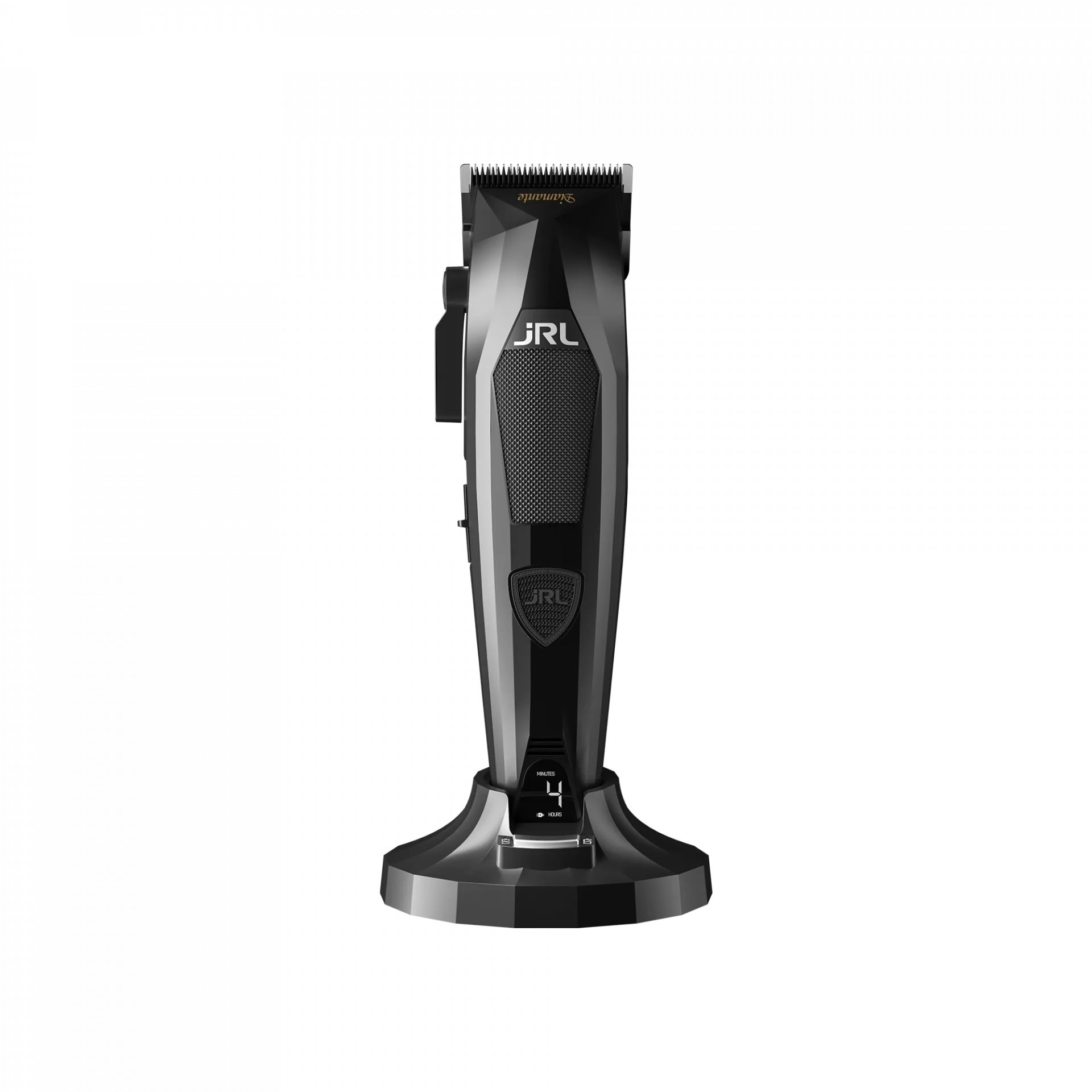 JRL Haarschneider JRL Diamante Clipper, Haarschneider, 6 Aufsteckkämme, Ladegerät, Reinigungsbürste, Öl, Bürstenloser Hochleistungsmotor, Reset IQ™ Schnellladetechnologie