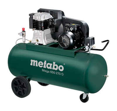 metabo Kompressor Mega 650-270 D, 4000 W, 270 l, Kompressor