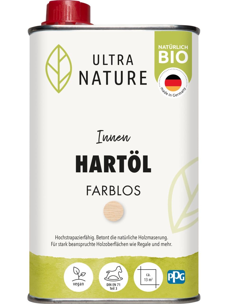 ULTRA NATURE Hartholzöl Ultra Nature HartÖl 0,5 L farblos