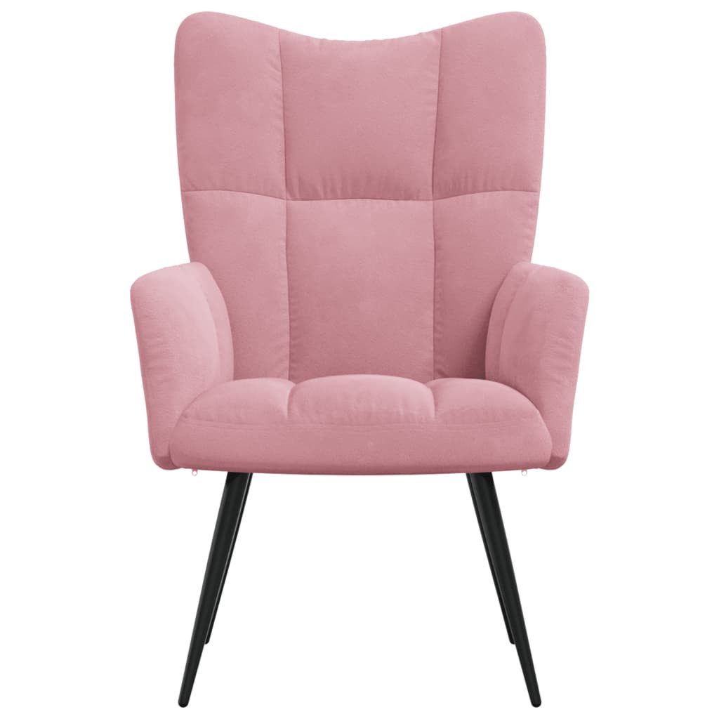 vidaXL Relaxsessel, Sessel Rosa Samt