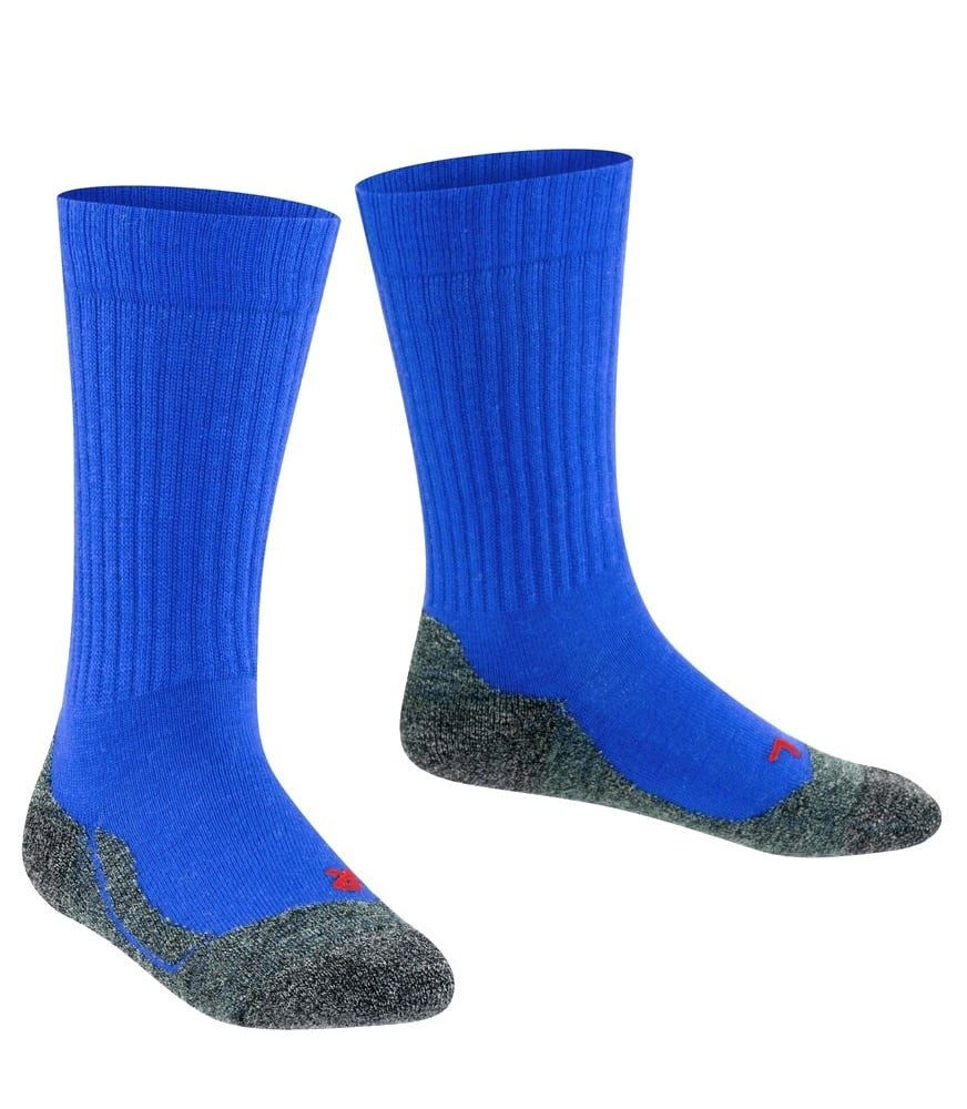 FALKE Socken Tagessocke Active Warm (wärmende Merinowolle) kobaltblau Kinder