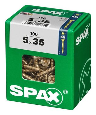 SPAX Holzbauschraube Spax Universalschrauben 5.0 x 35 mm PZ 2 - 100