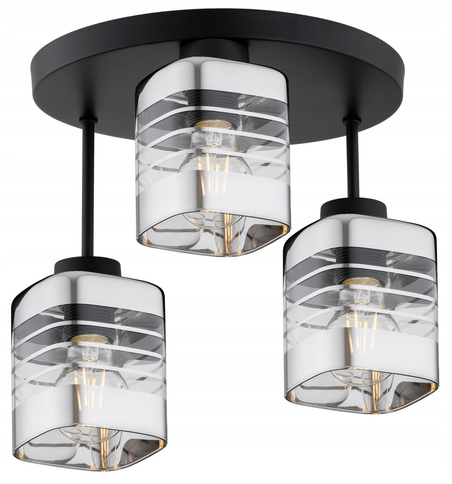 Licht-Erlebnisse Deckenleuchte MILAN, ohne Leuchtmittel, 30 cm breit E27 Modern