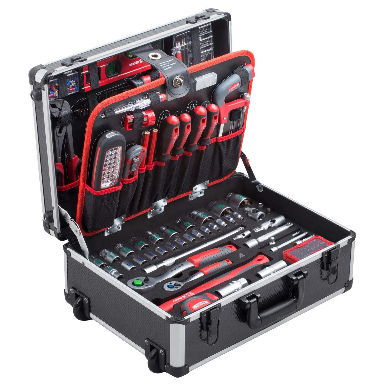 meister Werkzeugset Meister Werkzeugkoffer-Trolley WK156 rollbar günstig online kaufen
