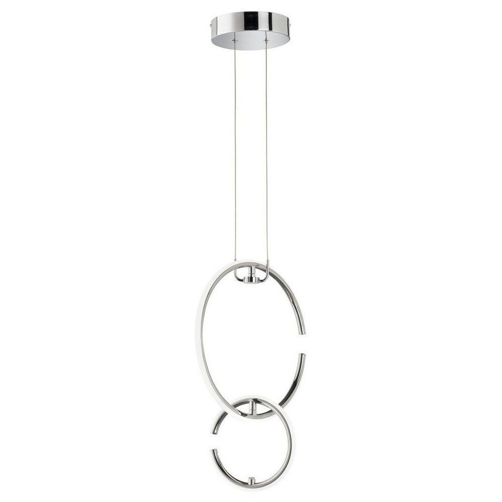 WOFI LED-Hängeleuchte, LED-Leuchtmittel fest verbaut, Neutralweiß, Runde LED Hängeleuchte Ring Pendelleuchte Küchenlampe hängend