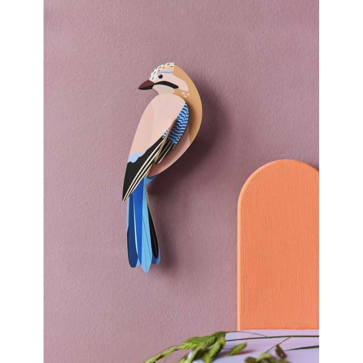 studio ROOF Kreativset 3D Wanddekoration aus Karton zum Stecken, nachhaltiges Designobjekt