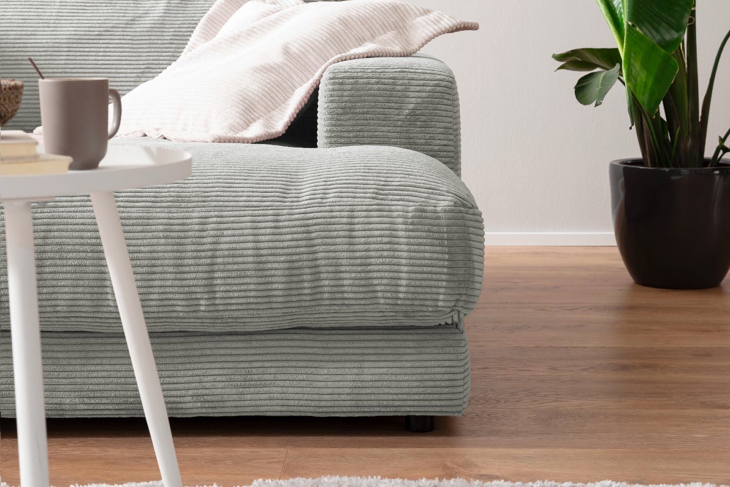 KAWOLA Big-Sofa Sofa MADELINE, od. Stoff Farben verschiedene Cord