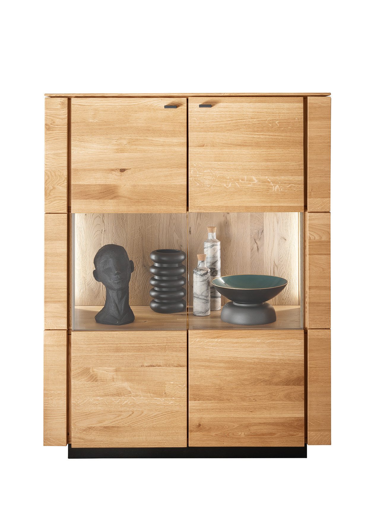 Main Möbel Highboard Highboard 99x127cm "Savona" Wildeiche geölt