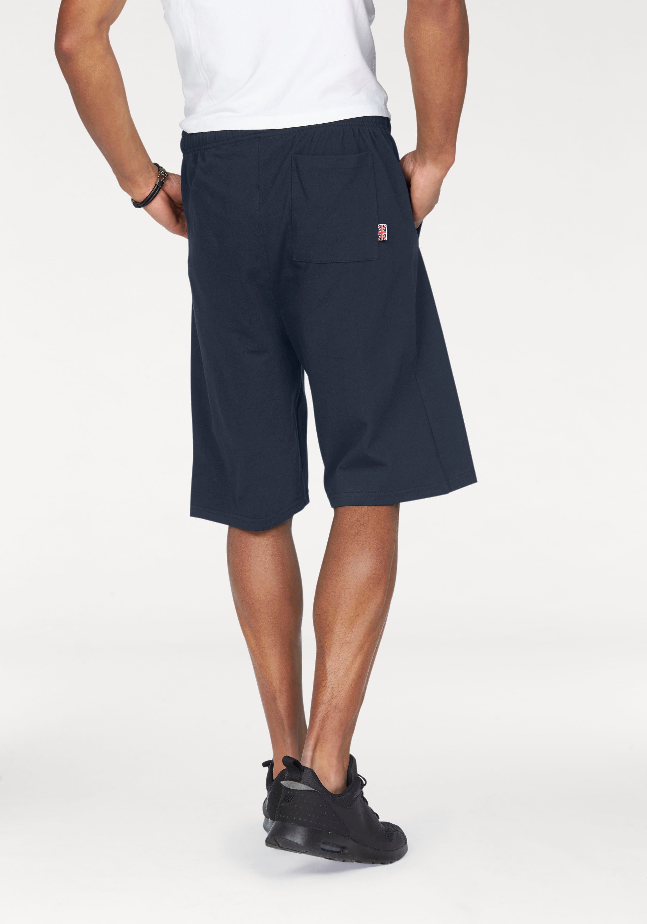 Lonsdale Sweatshorts LOGO JAM mit seitlichen Eingrifftaschen, aus Baumwolle, bequeme Passform