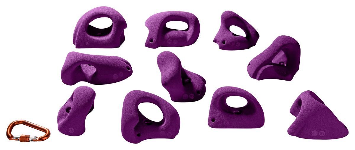 Kletterwand Handle Jugs XL, 10 Klettergriffe, PE, Jugs, XL - Entre Prises