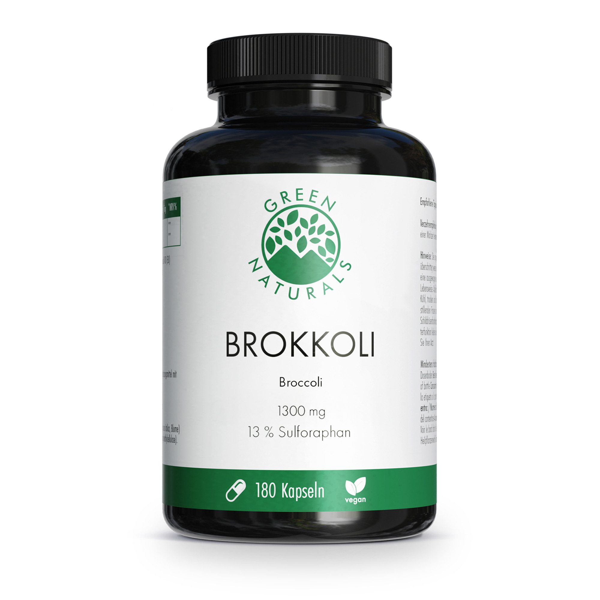 Green Naturals Brokkoli + 13 % Sulforaphan vegan KAP, 121.0 g