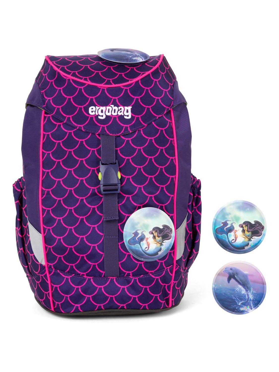 ergobag Kinderrucksack mini, mit Hüft- & Brustgurt für einen ergonomischen Sitz