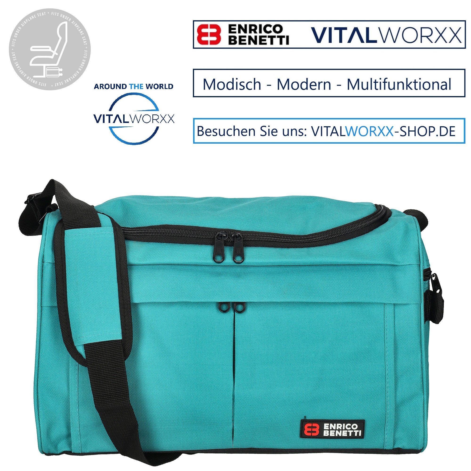 VITALWORXX Reisetasche Reisetasche ENRICO BENETTI kompakte günstig online kaufen