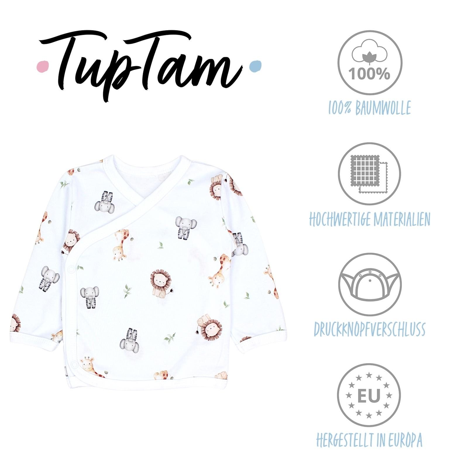TupTam Wickelshirt TupTam Baby Jungen Langarm Wickelshirt Baumwolle 5er Set