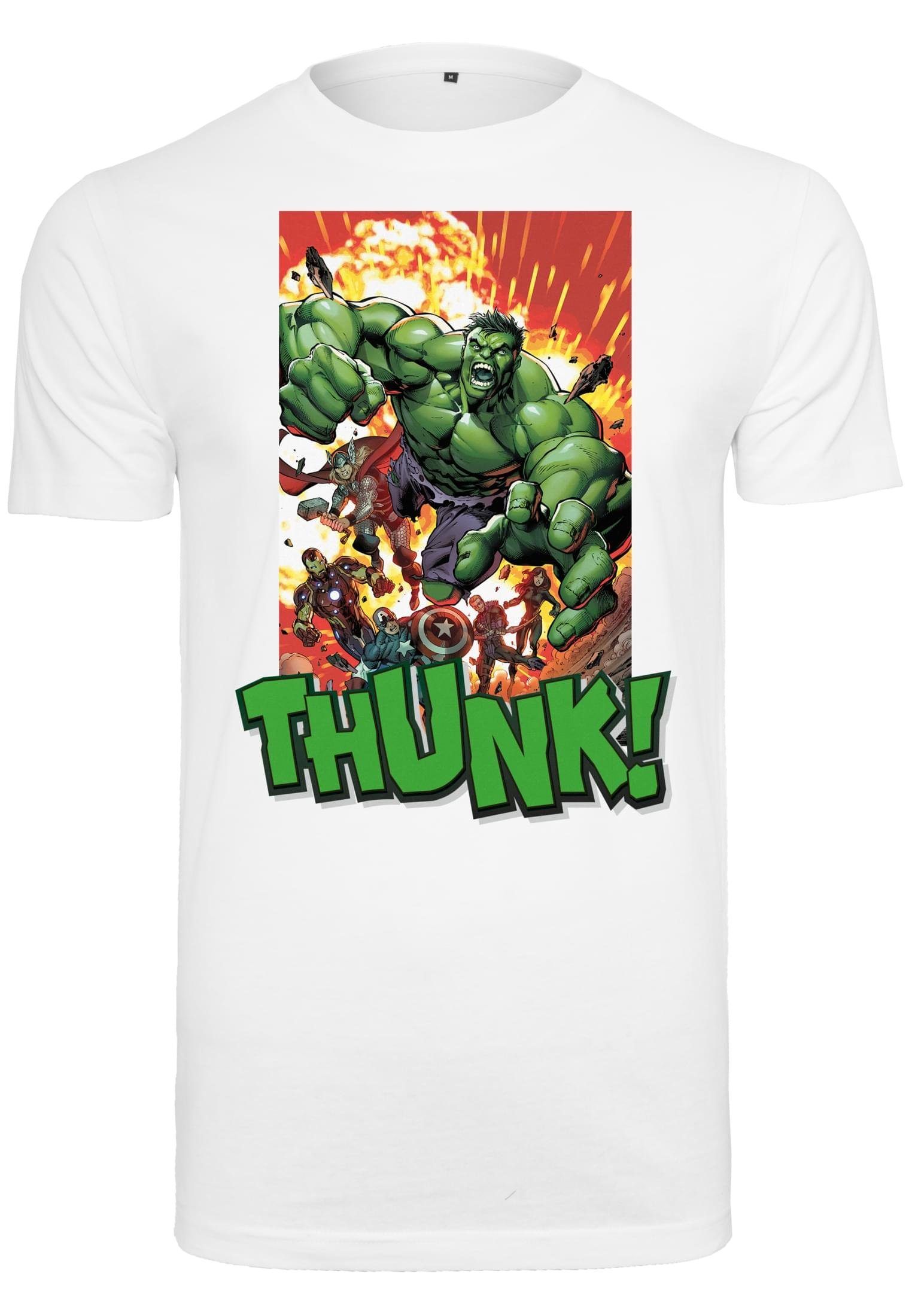 Merchcode Kurzarmshirt Merchcode Herren Avengers Explosion günstig online kaufen