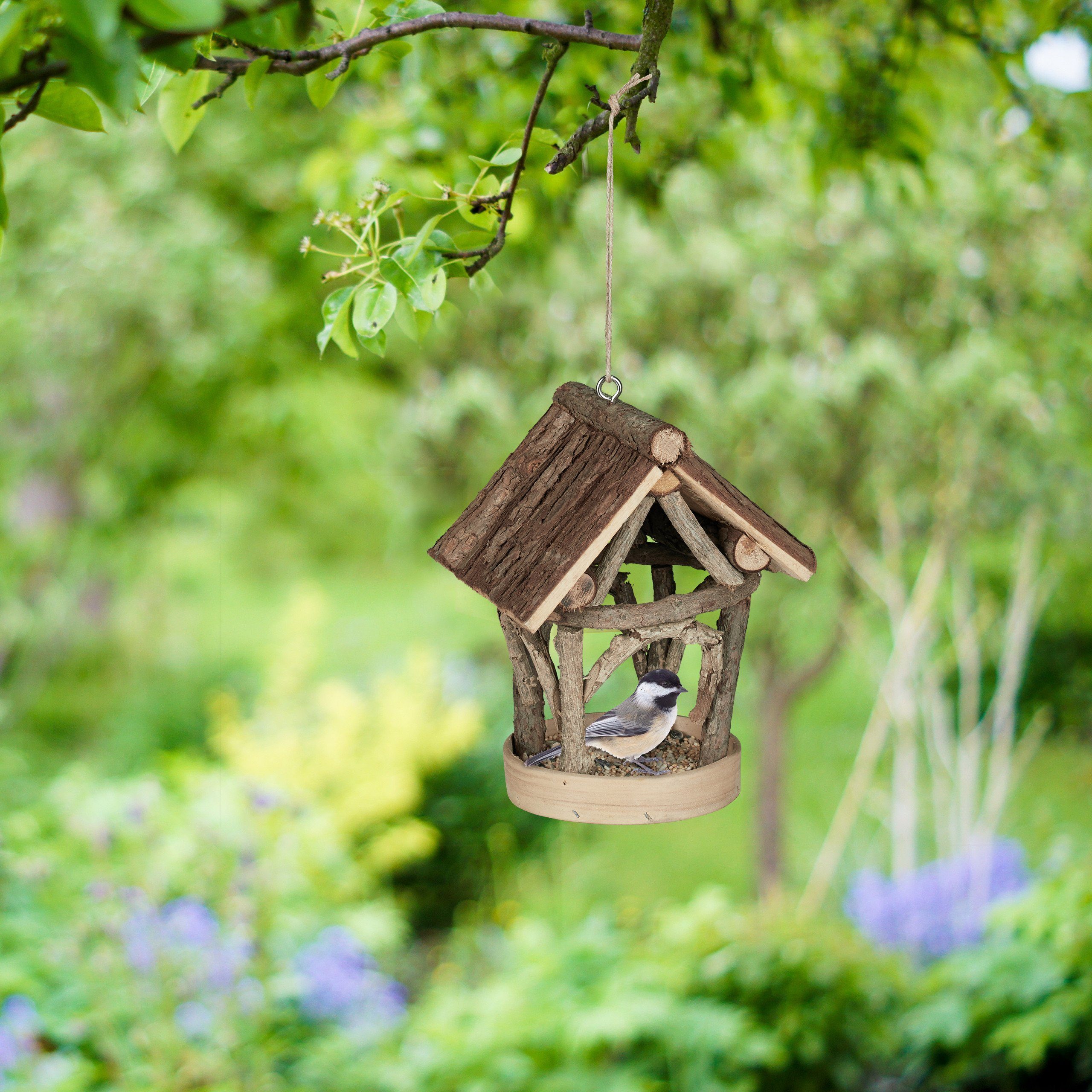 relaxdays Vogelhaus Vogelfutterhaus zum Aufhängen günstig online kaufen