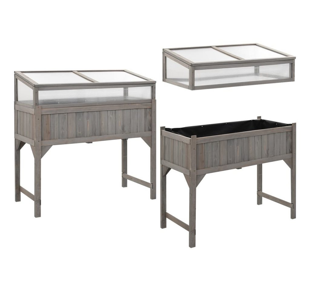 vidaXL Hochbeet, Kräuterhochbeet mit Ge... vidaXL Hochbeet, Kräuterhochbeet mit Ge...