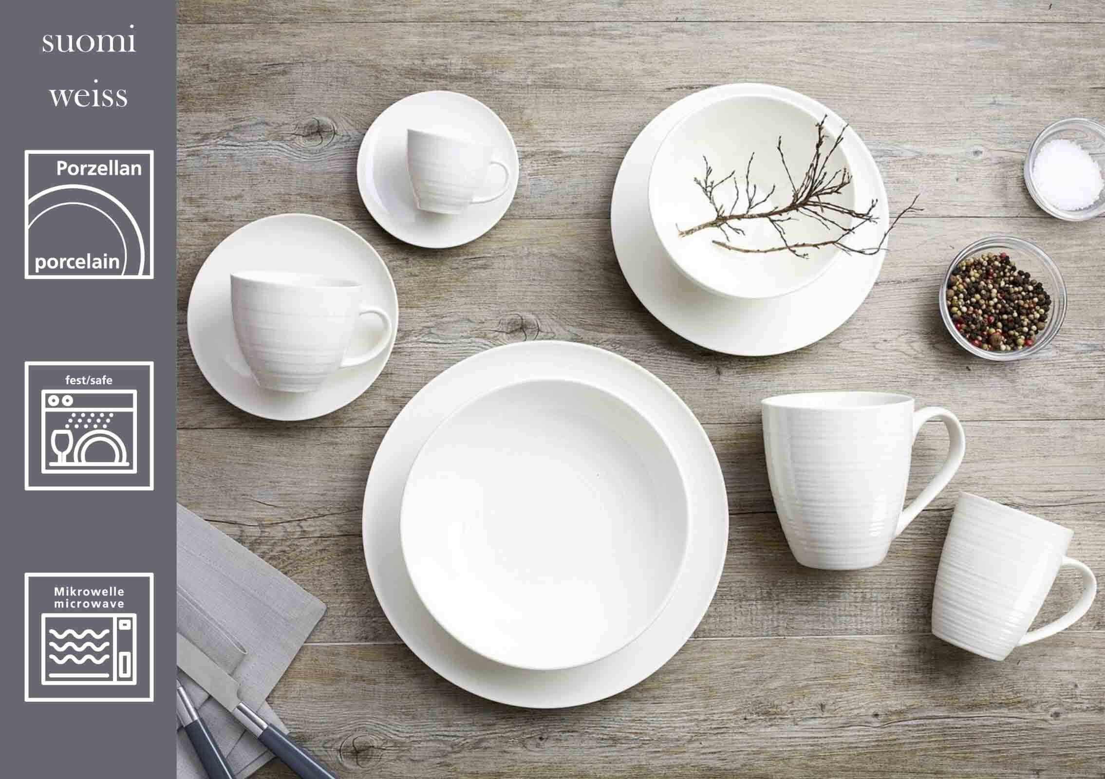 Ritzenhoff & Breker Suppenteller Suomi Suppenteller ø 20 cm 6er Set, (6 St)