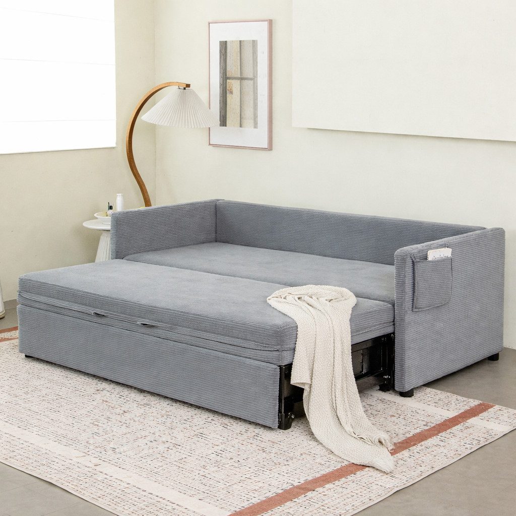 HOMYEDAMIC Schlafsofa 172 x 187 cm Schlafsofa 2-Sitzer Sofa Couch, Schlafso günstig online kaufen