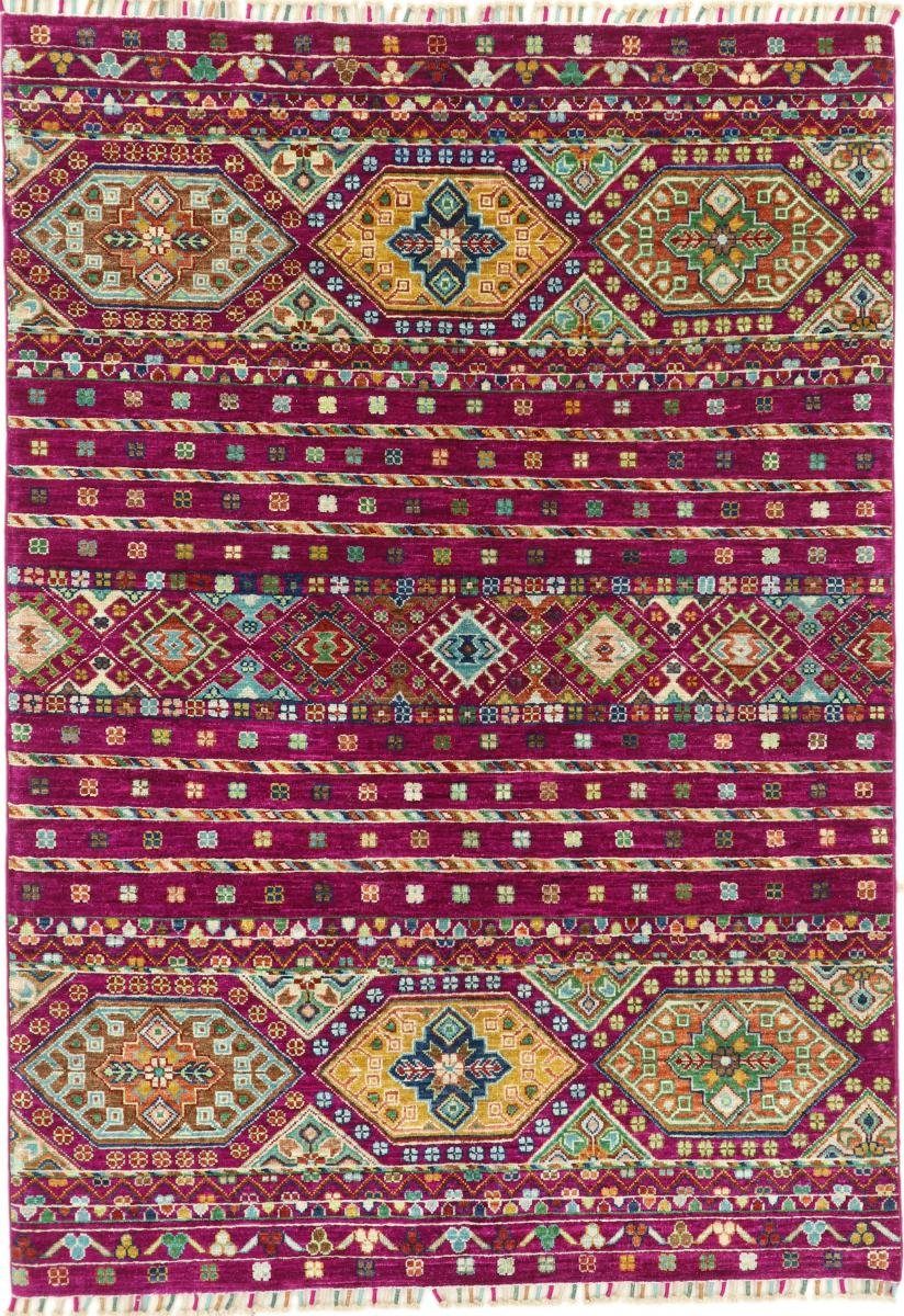 Orientteppich Arijana Shaal 121x171 Handgeknüpfter Orientteppich, Nain Trading, rechteckig, Höhe: 5 mm