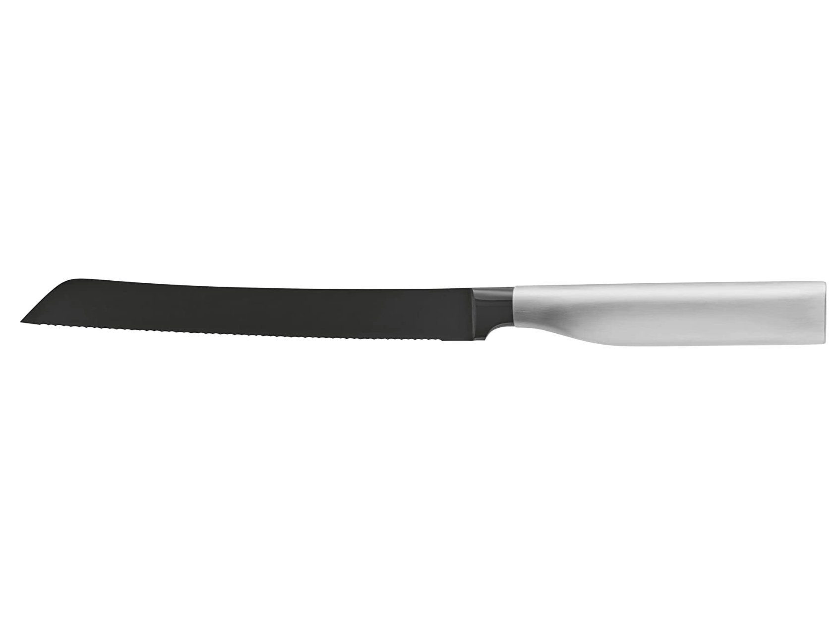 WMF Brotmesser Ultimate Black, Diamond Cut, immerwährende Schärfe, sicherer Fingerschutz