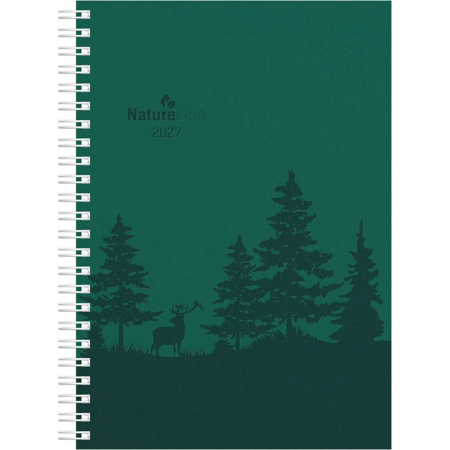 Taschenkalender Wochenplaner Nature Line Forest Ringbuch 2027