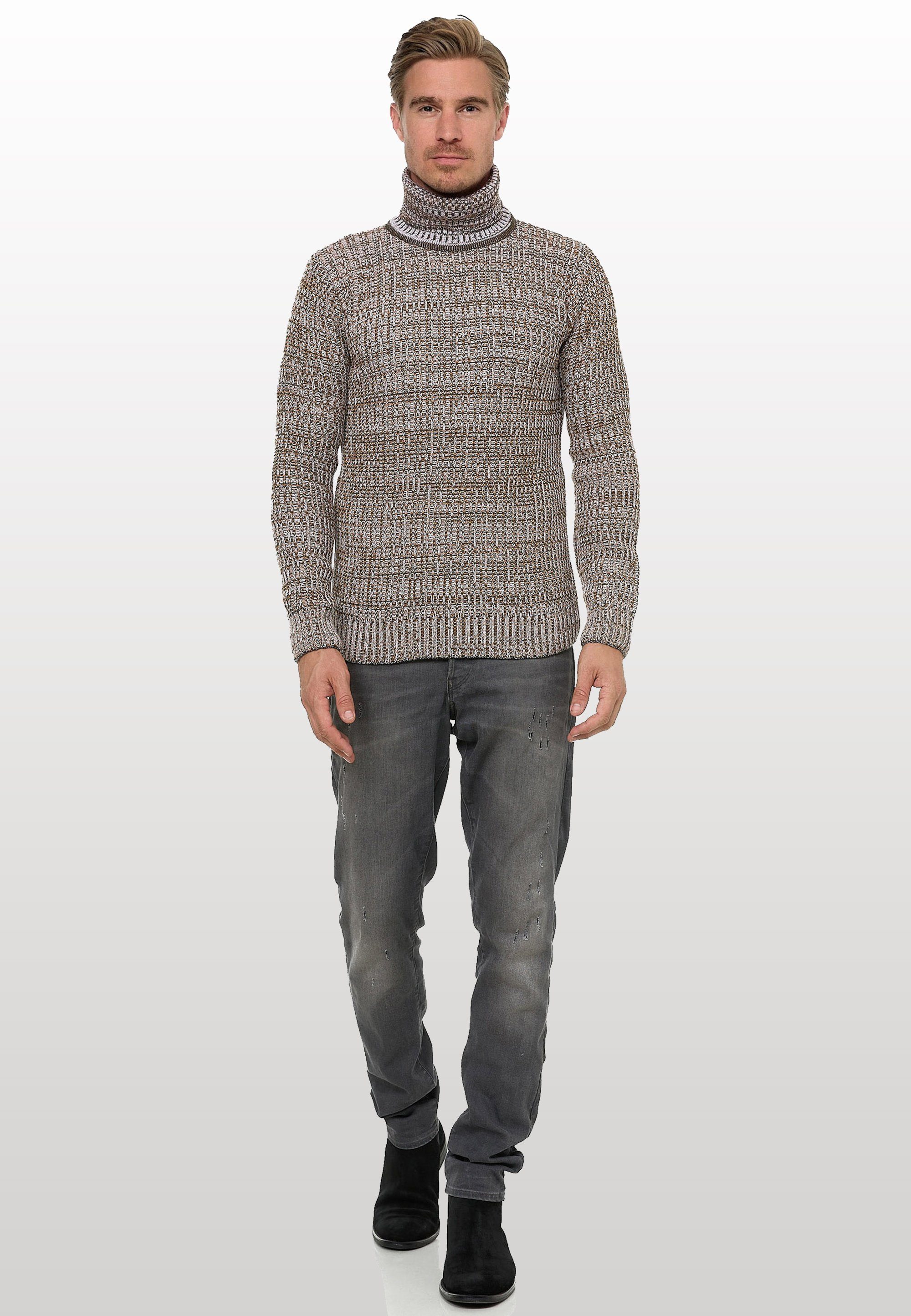 Rusty Neal Rollkragenpullover im angesagten Strickdesign günstig online kaufen