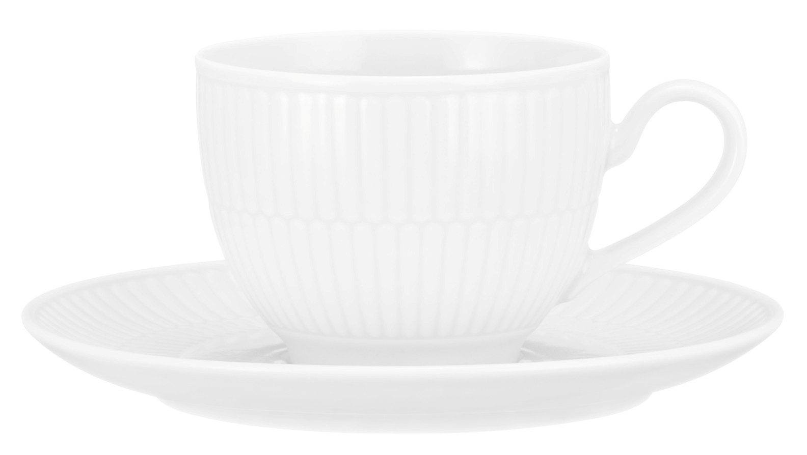 Seltmann Weiden Kaffeeservice Geschirr-Set, 18 Teile, Amina (18-tlg), 6 Personen, Porzellan, Tassen, Untertassen, Teller, Made in Germany, 18 Teile, für 6 Personen