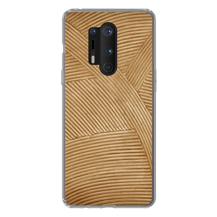 MuchoWow Handyhülle Struktur - Natur - Kunst - Rattan Phone Case Handyhülle OnePlus 8 Pro Silikon Schutzhülle