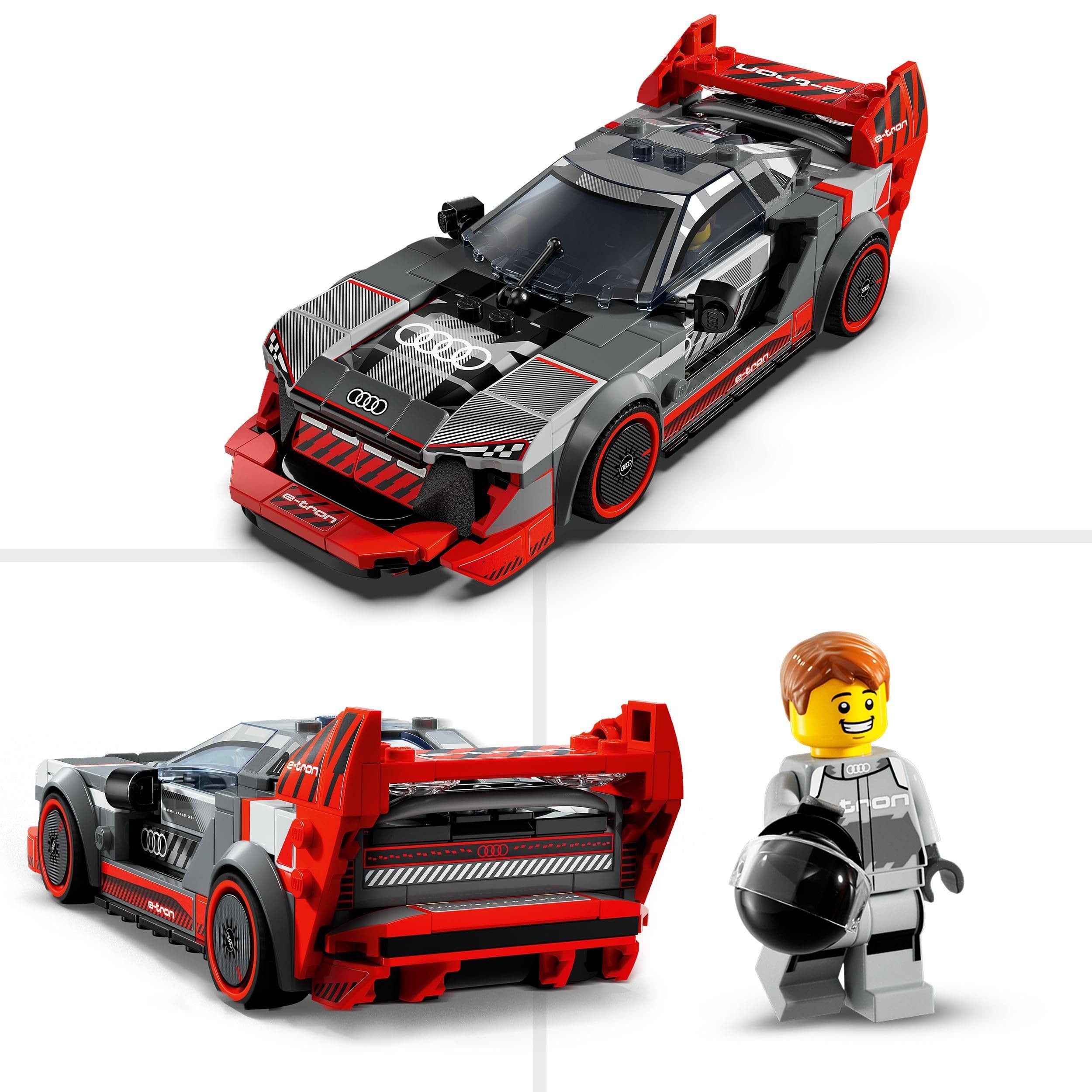 LEGO® Speed Champions Audi S1 e-tron quattro 76921 Konstruktions-Spielset, (274 St), 274-teiliges LEGO Bauset – Bild 3 von 5
