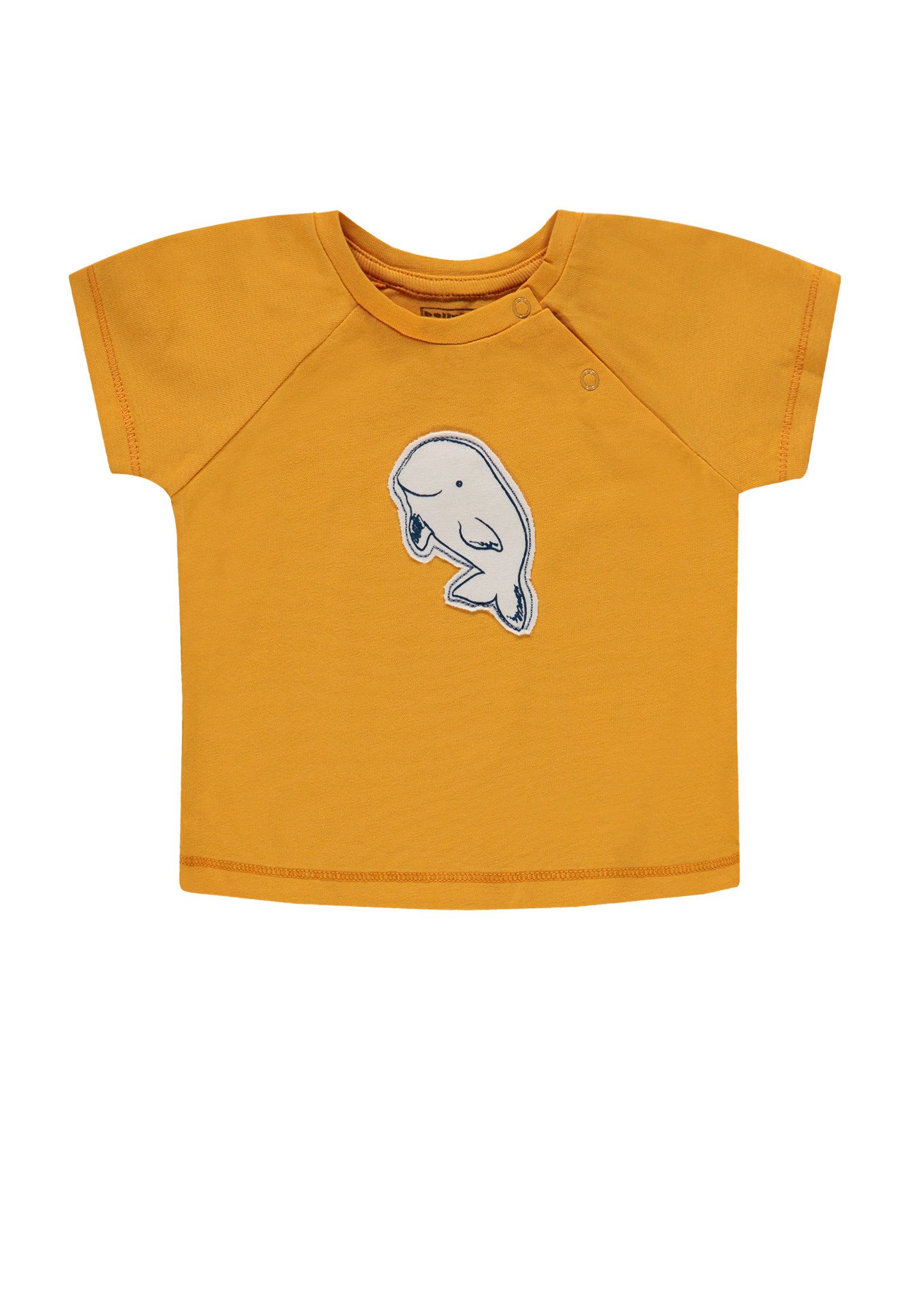 Bellybutton T-Shirt T-Shirt (1-tlg) Baby T-Shirt in Senfgelb mit süßem Wal-Print – Bequem & Nachhaltig