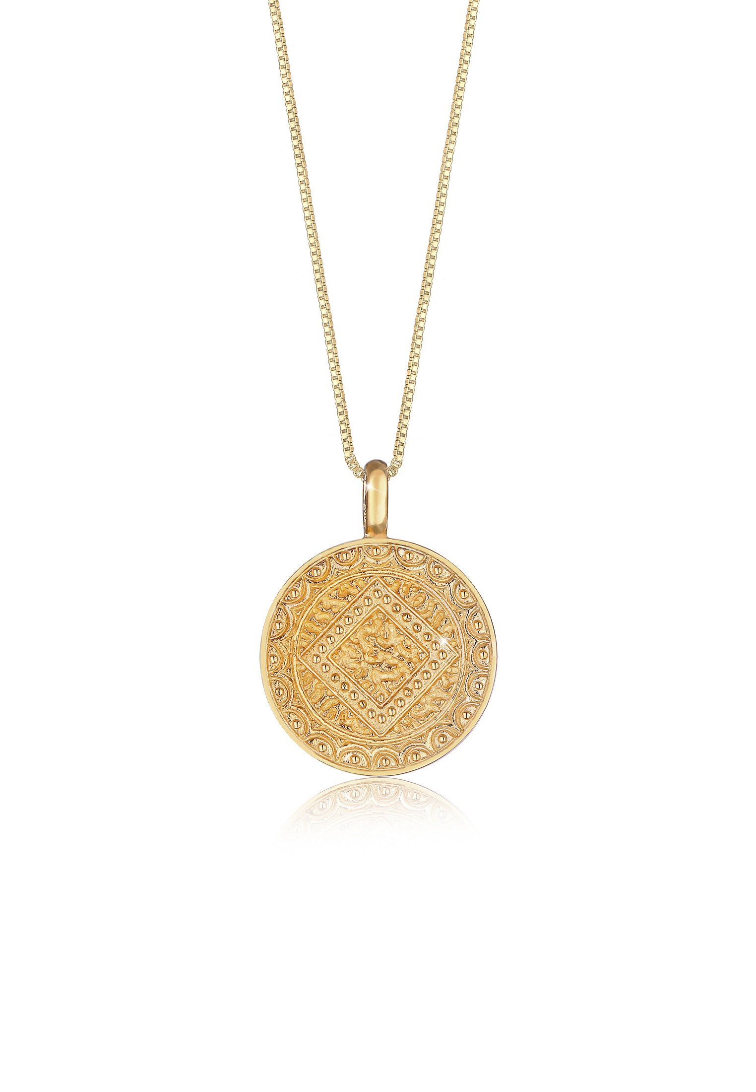 Elli Kette mit Anhänger Ornament Boho Chic 925 Sterling Silber, Ornament günstig online kaufen