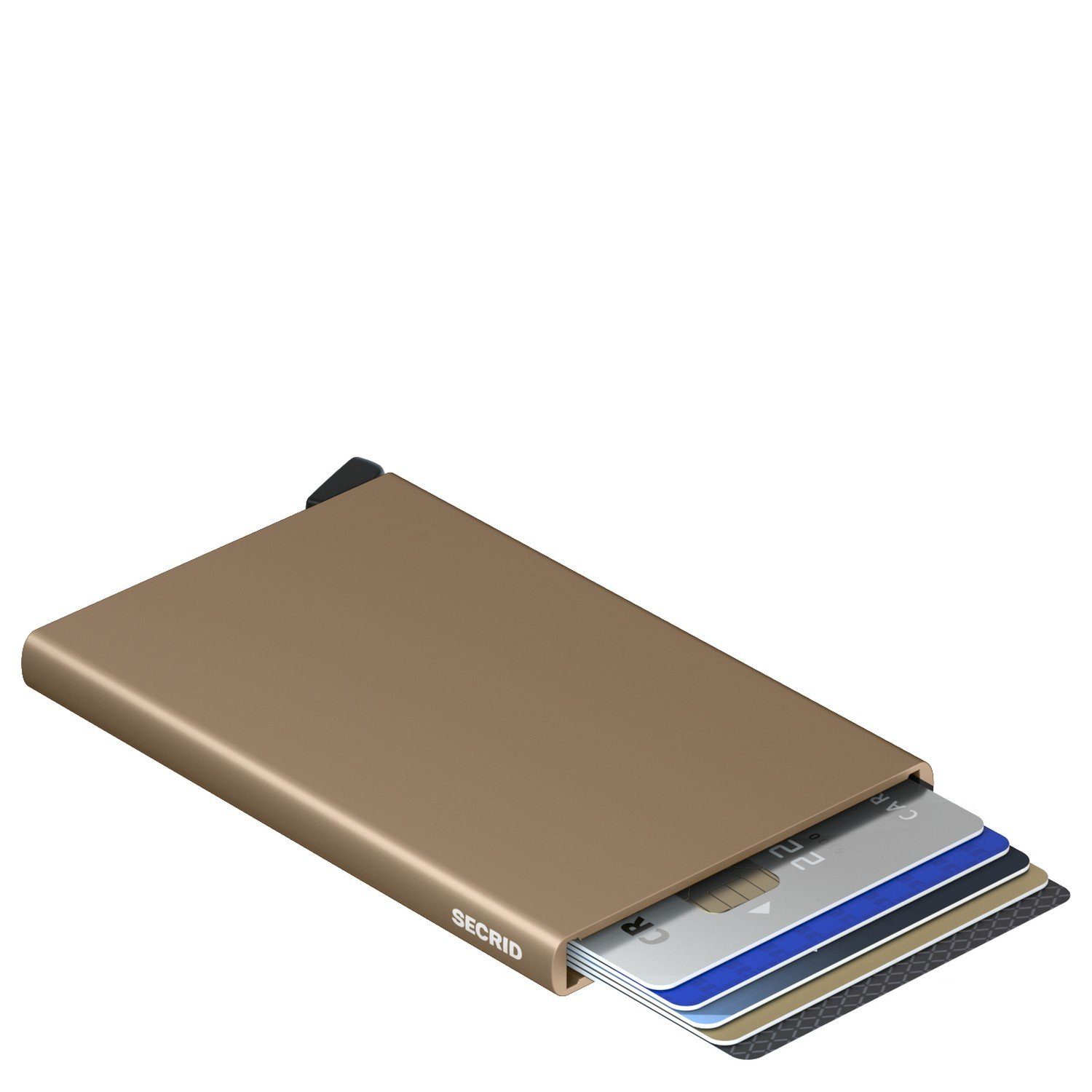 Geldbörse 6 (1-tlg) Kreditkartenetui Cardprotector cm SECRID - RFID sand