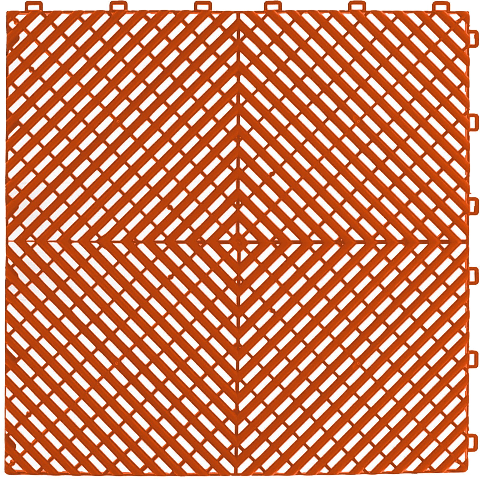 Tenzo-R Bodenfliese Performance Garagenboden Floor Orange 40x40cm, orange