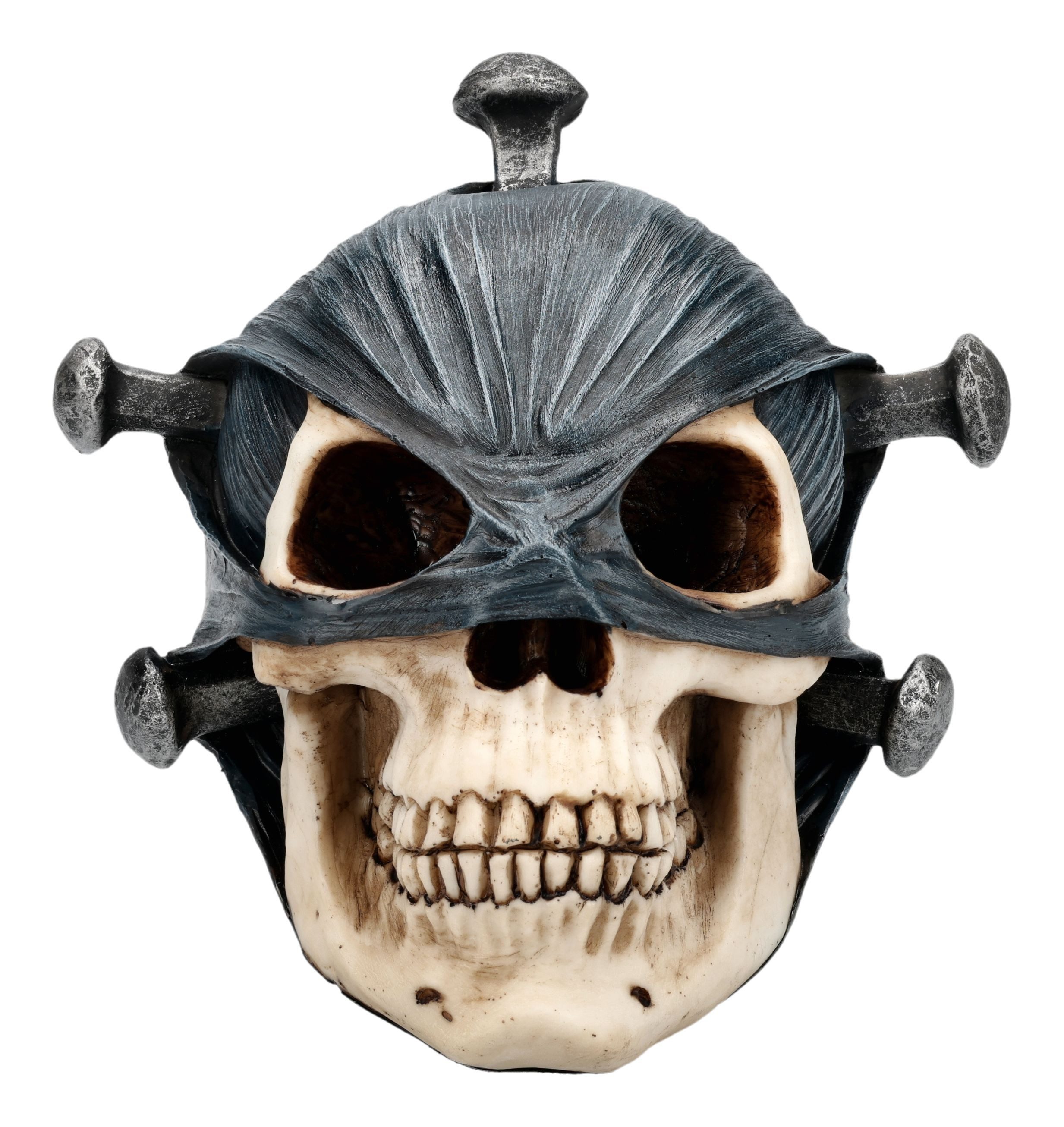 Dekofigur Totenkopf Figur – Penance of Iron Schädel Gothic 14 cm Totenschädel