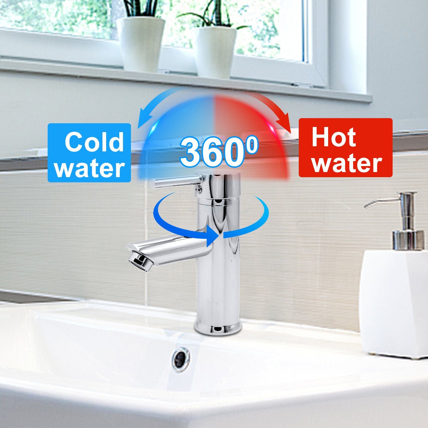 Einhebelmischer Hochdruck Messing Waschtischarmatur TolleTour Wasserhahn klassisch Waschbecken klassisch Badarmaturen Einhebel