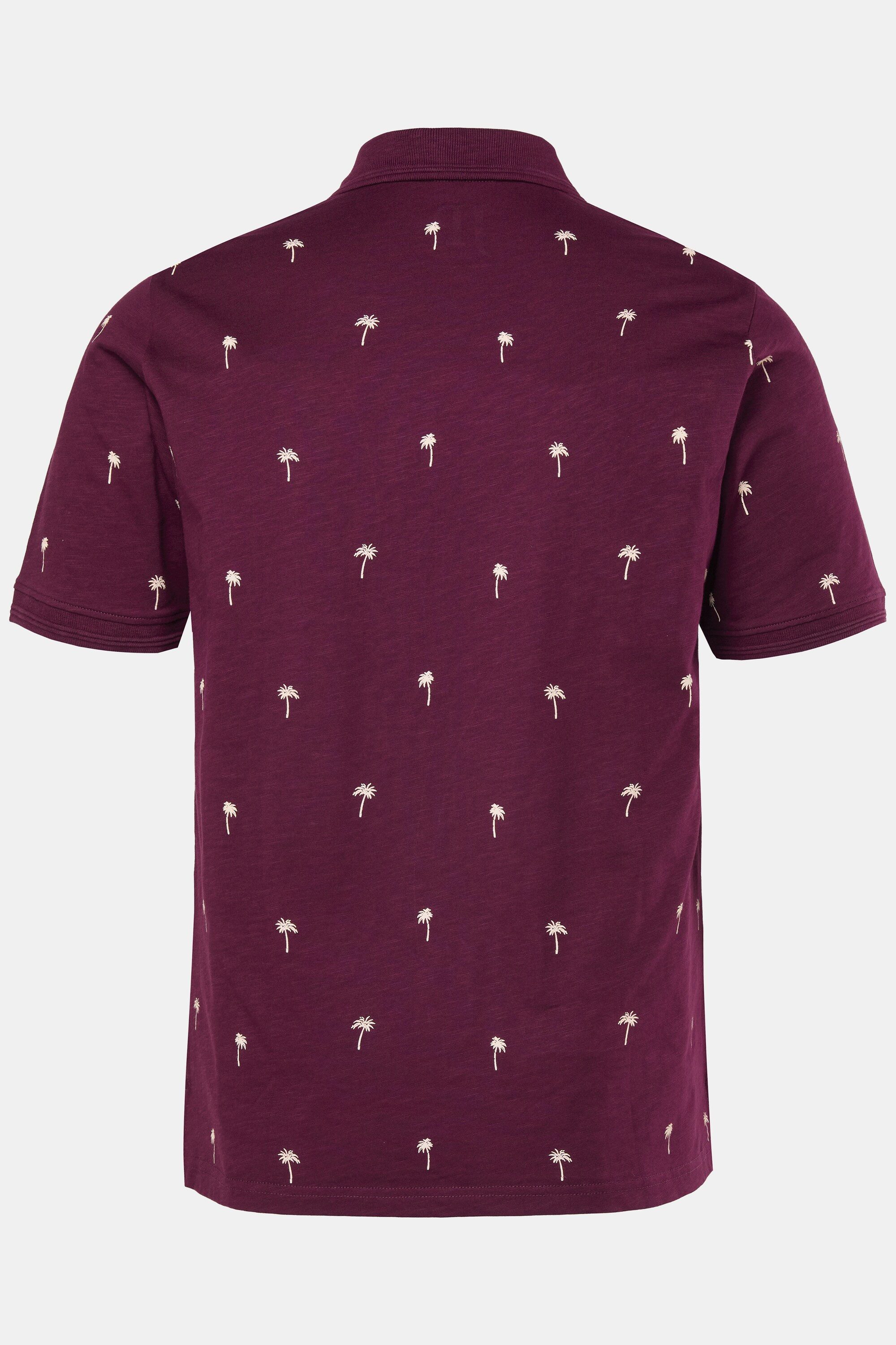 JP1880 Poloshirt Poloshirt Halbarm Palmenprint bis 8 XL