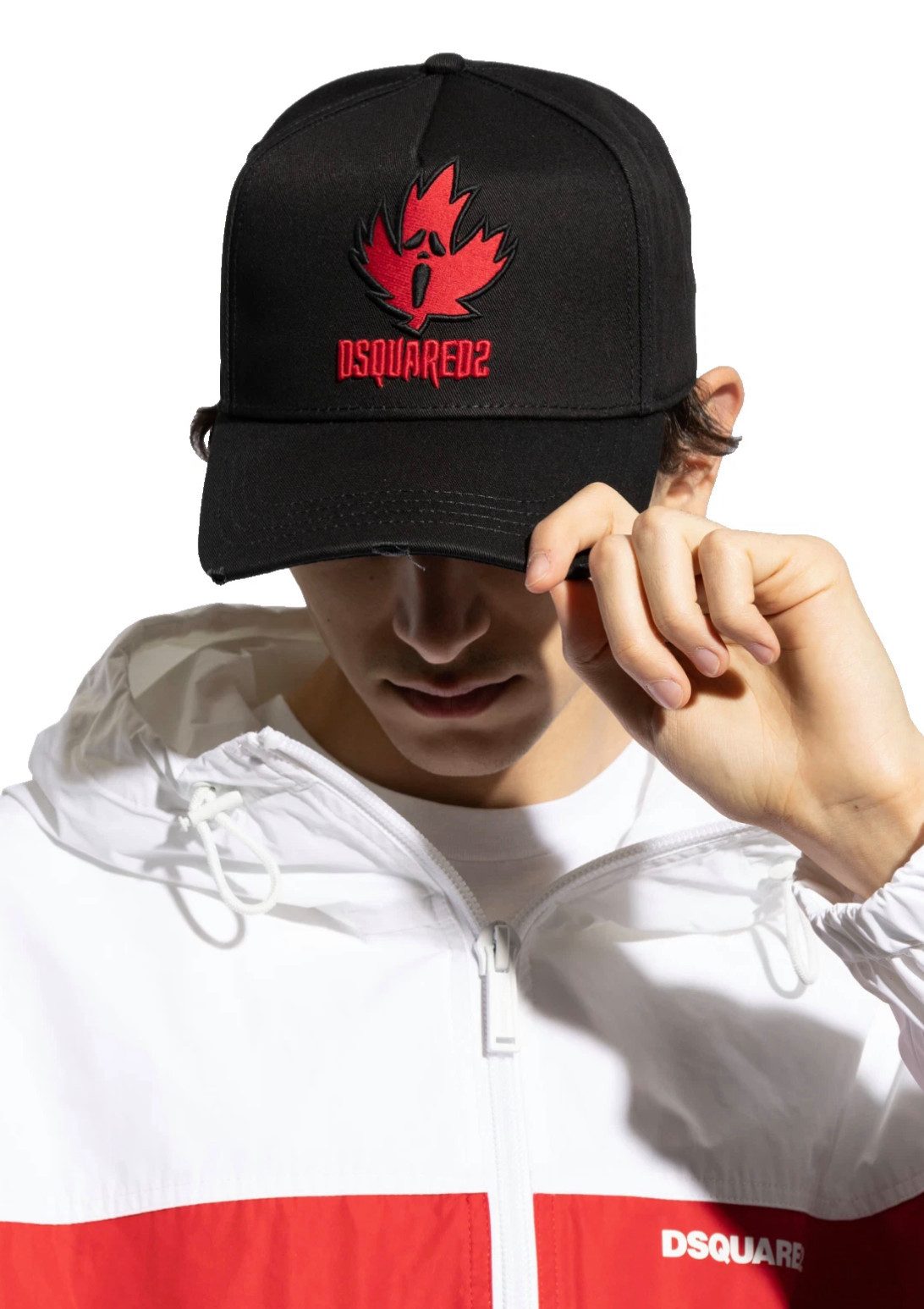 Dsquared2 Baseball Cap Halloween Basecap Cap Icon Mütze Basebalkappe Unisex Markantes 3D-Patch mit kontrastreicher Stickerei