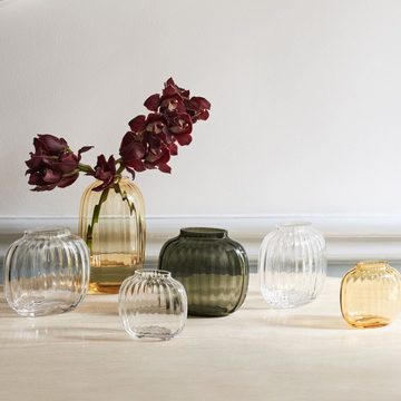 HOLMEGAARD Dekovase PRIMULA Vase Glas amber 12,5 cm (h), PRIMULA Vase Glas amber 12,5 cm (h)