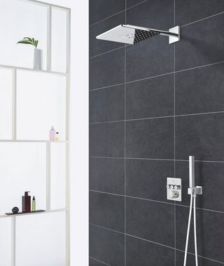 Grohe Duschsystem Grohtherm, 1 Strahlart(en), Packung, mit langlebieger und scheinender Oberfläche