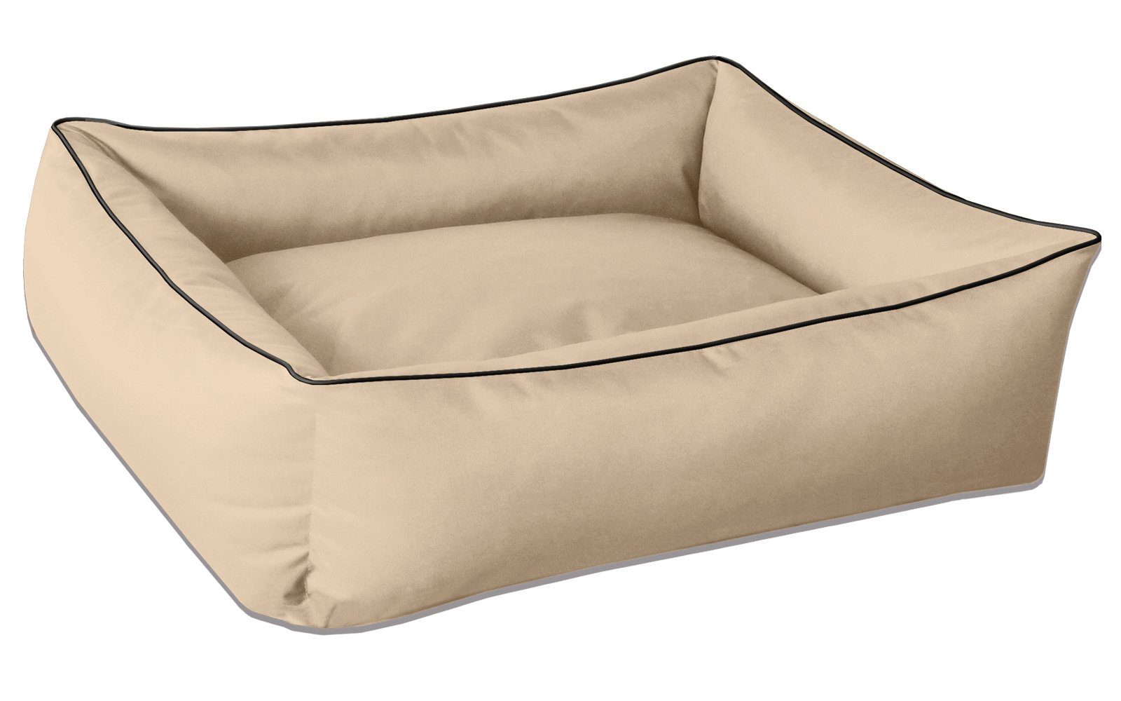 BedDog Tierbett Hundebett MAX mit Rand, Bezug abnehmbar