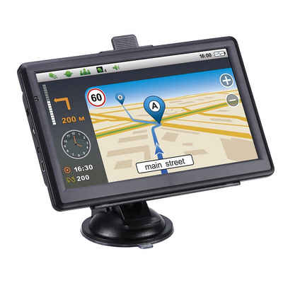 FUROKOY 7-Zoll-Auto-GPS-Navigator, lkw, PKW-Navigationsgerät Karten-Updates, Navigationsgerät (Professionelles Navigationssystem, für Auto, Bus, LKW, PKW)