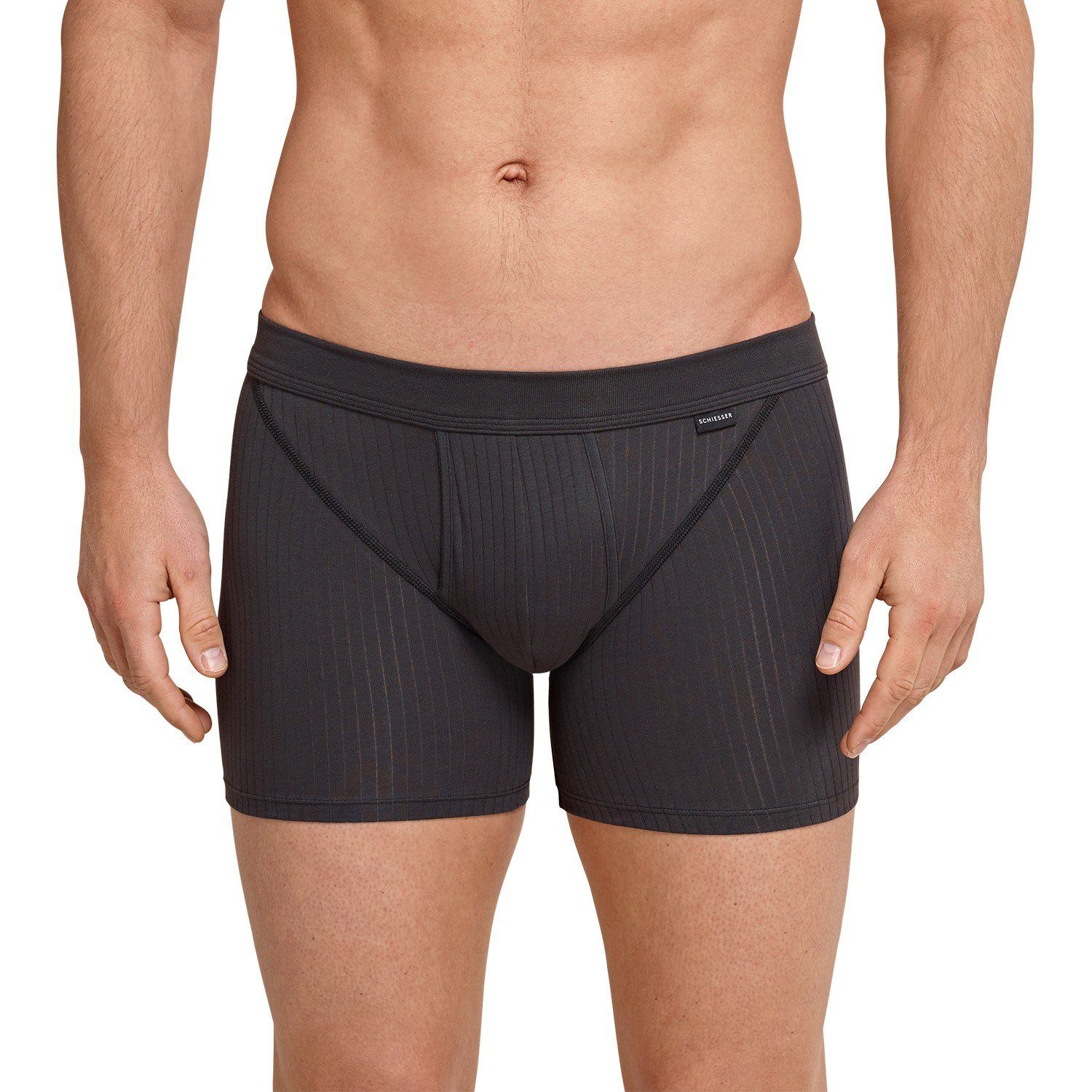 Schiesser Boxershorts Essentials (Set, 1-St., 1-teilig) Herren Unterhosen Retroshorts Shorts Pants Unterwäsche