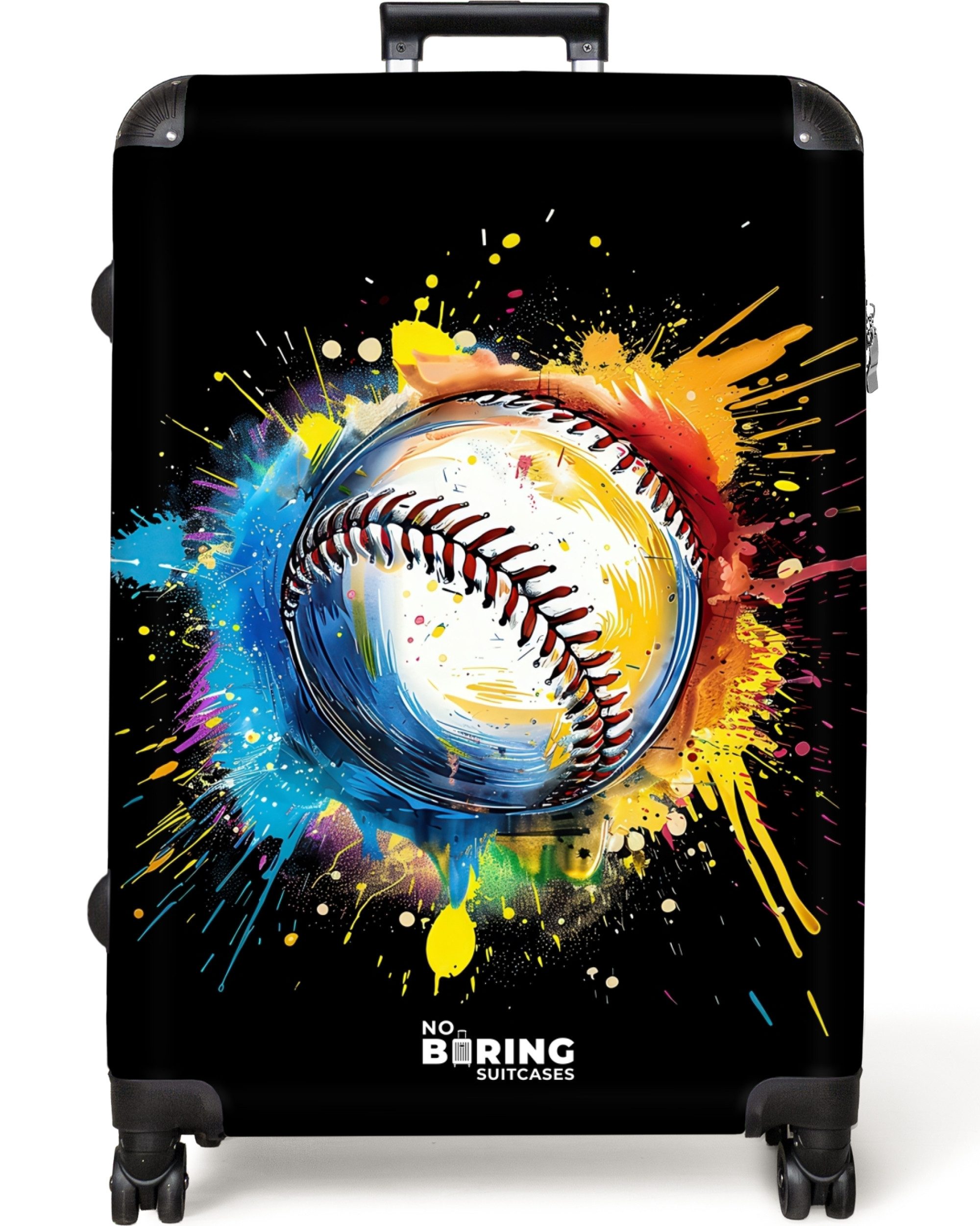NoBoringSuitcases.com© Hartschalen-Trolley Baseball mit Graffiti 77 günstig online kaufen