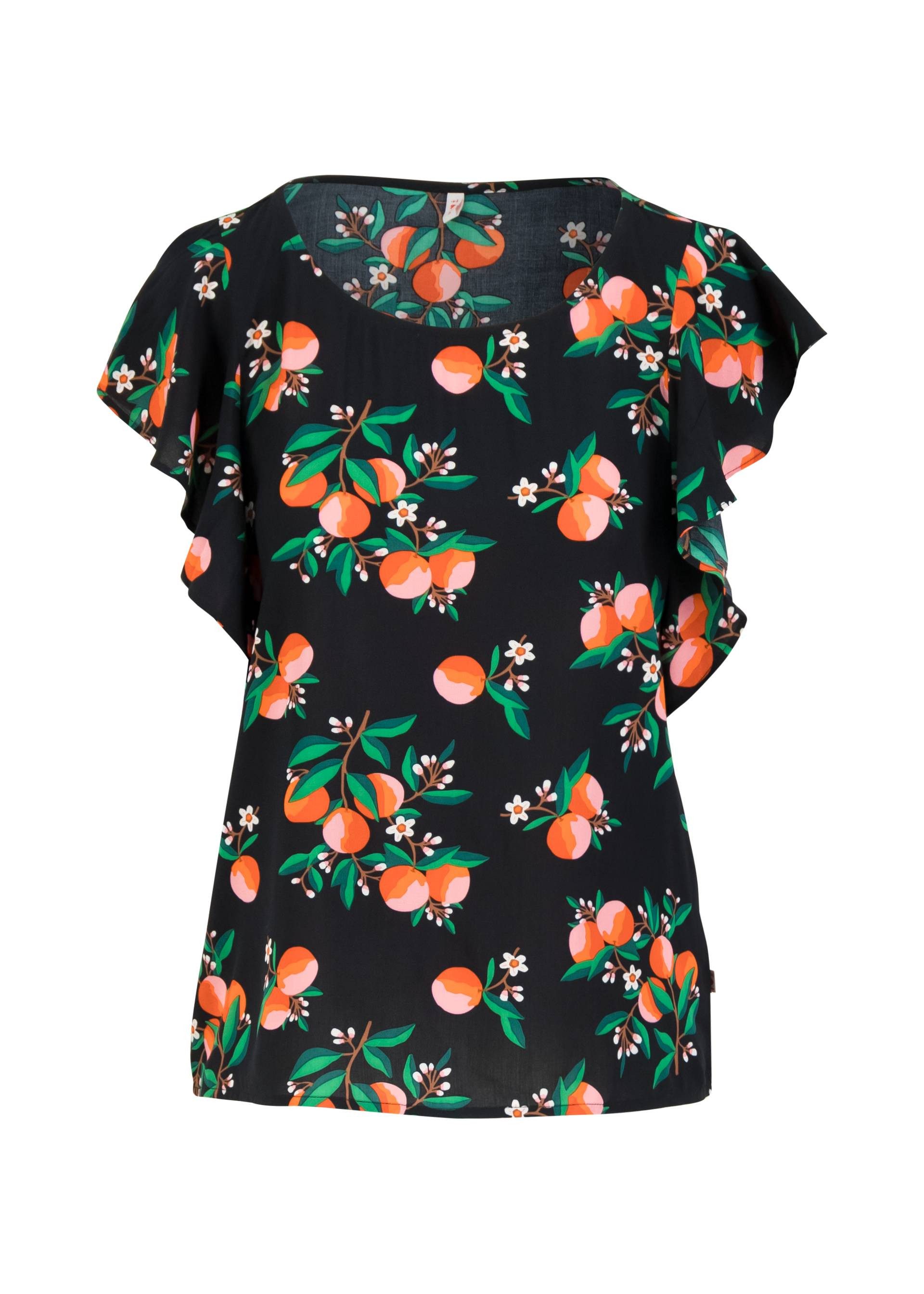 Blutsgeschwister Kurzarmbluse Sommer Top Lovebirds Wings - Bluse Damen - Blusentop - Kurzarmbluse