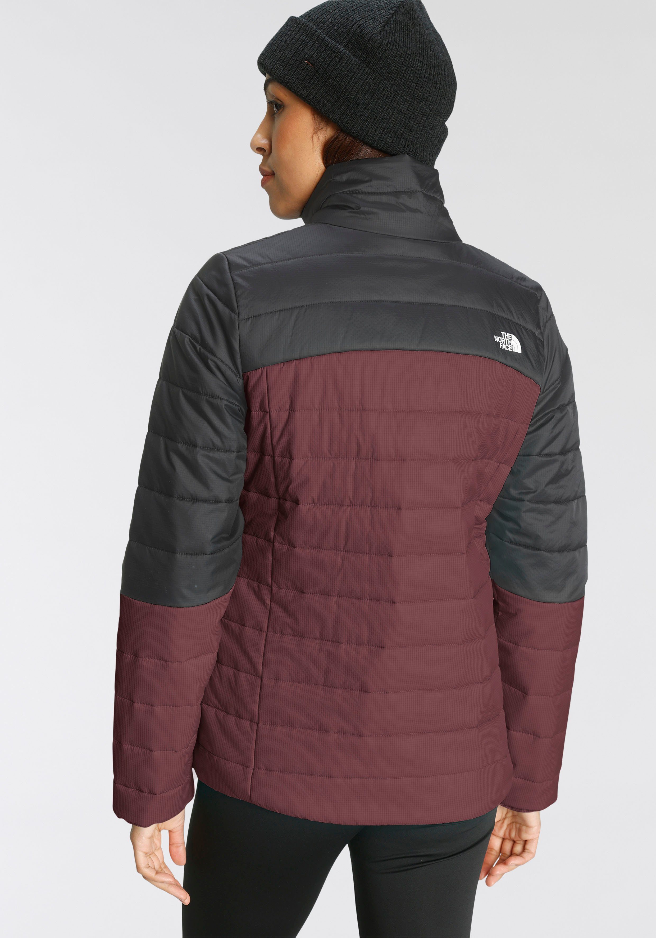 The North Face Steppjacke HEATSEEKER & Atmungsaktiv Wasserabweisend Windabweisend schwarz-beere & INSULATION