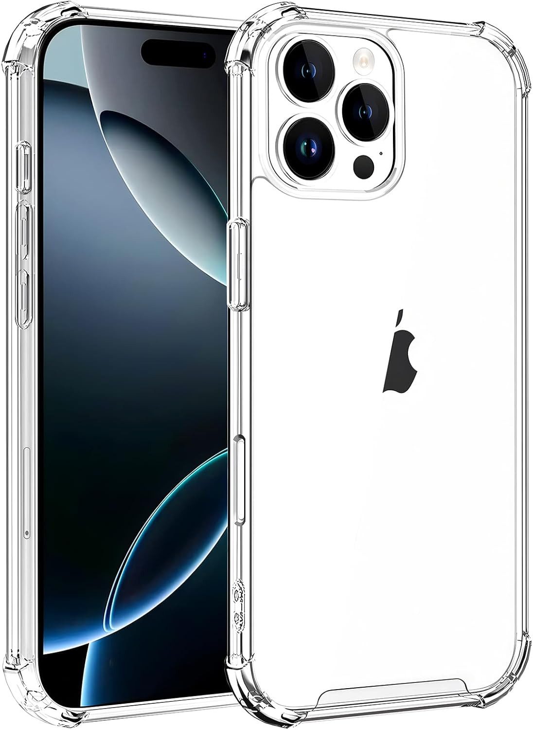 AVANA Handyhülle für iPhone 16 / Pro / Plus / Pro Max Hülle Schutzhülle Klar Bumper, Case, Cover, Durchsichtig, Transparent