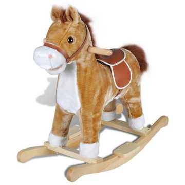 DOTMALL Kinderstuhl Schaukeltier Pferd Baby Plüschtiere Kinder Geschenk Weihnachten