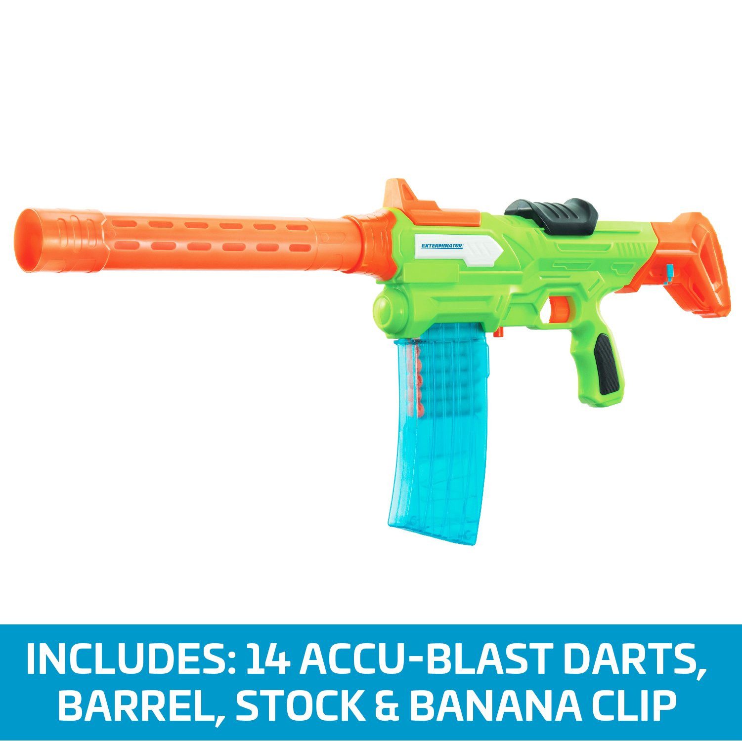 Buzz Bee Toys Blaster BuzzBee Exterminator, Der BuzzBee Air Warriors Exterminator ist ein anpassbarer Top-Primed B