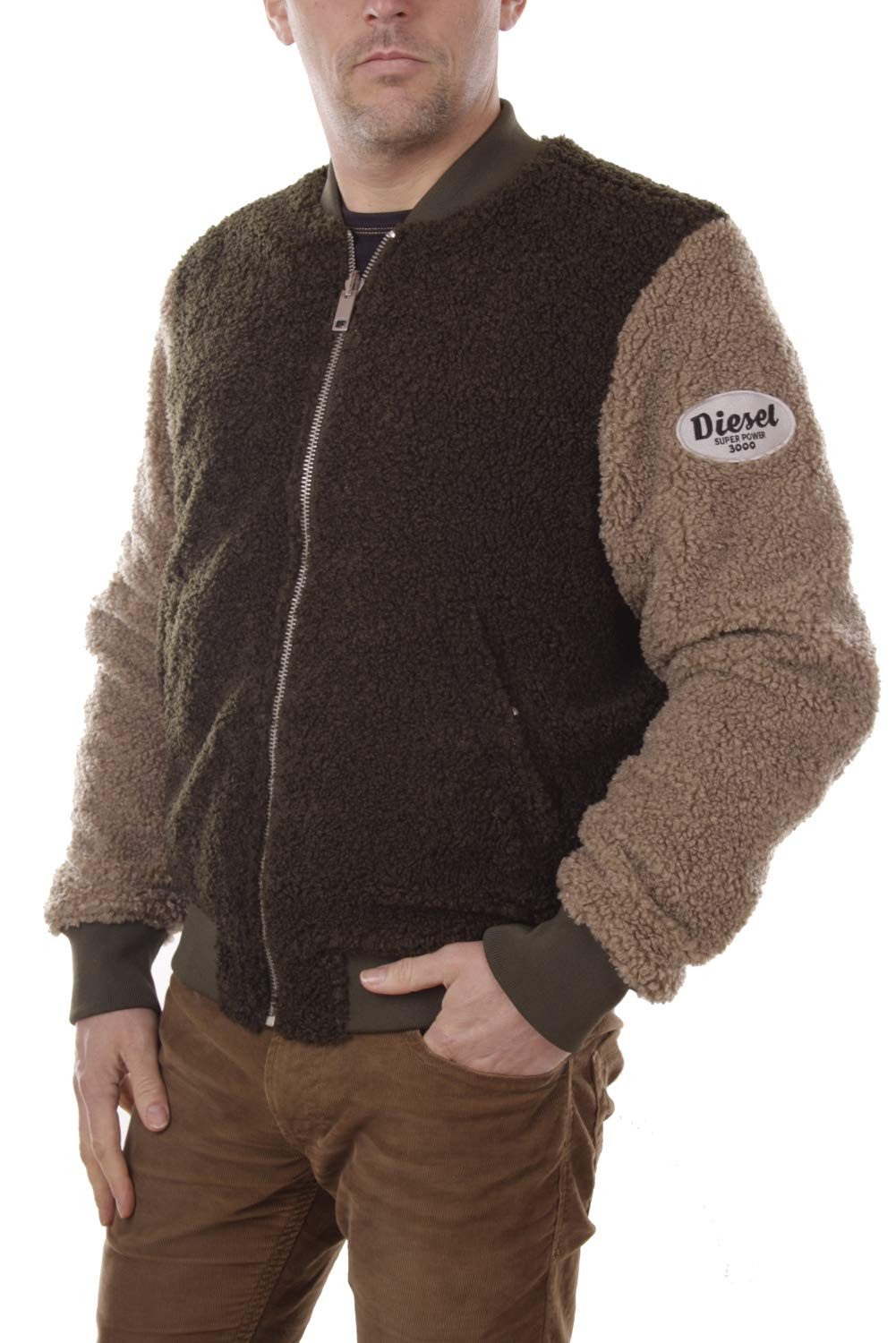 Diesel Blouson Diesel W-Bluefur Jacket Herren Winterjacke